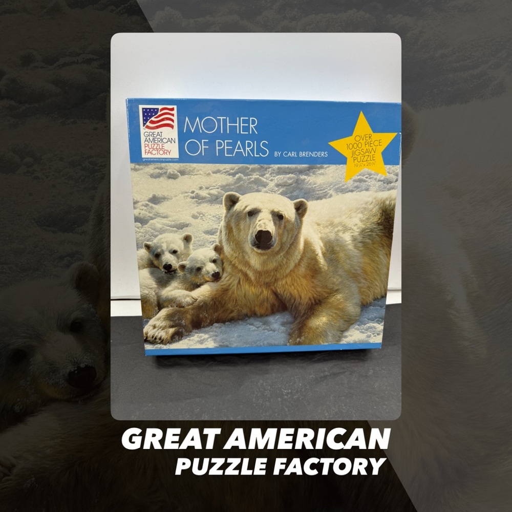 EUC Great American Puzzle Factory Mother Of Pearls By Carl Brenders Puzzle